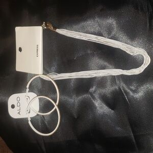 Express Necklace And ALDO Earrings.